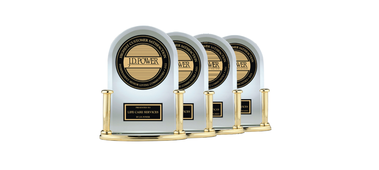 Four J.D. Power awards for highest customer satisfaction in living services.